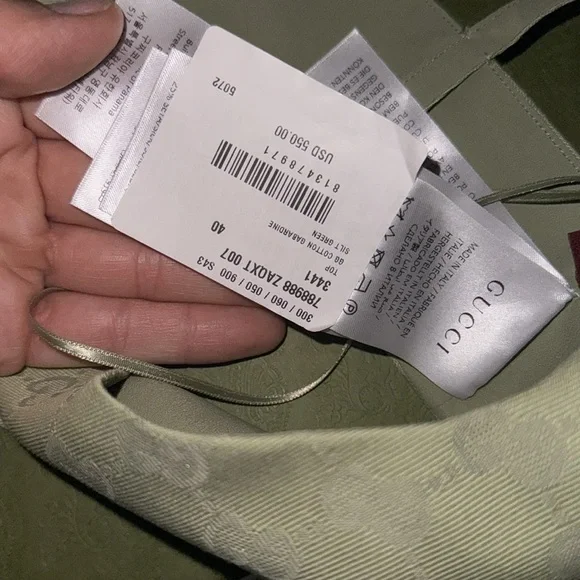 Gucci gabardine top - Picture 3 of 5